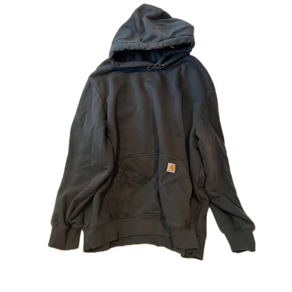 Carhartt Black Hoodie Mens 2XL Rain Defender Loose Fit - Picture 1 of 3